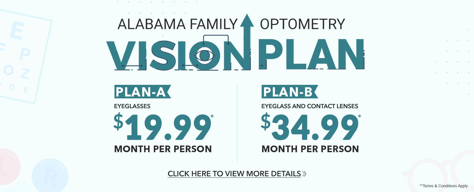Vision Plans at Alabama Family Optometry